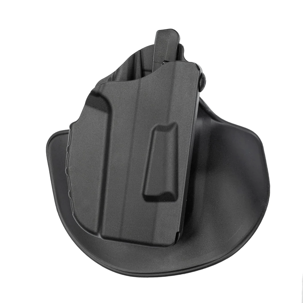 Safariland Model 7378 7TS ALS Concealment Paddle Holster for Glock 17, featuring a sleek black design and secure retention.