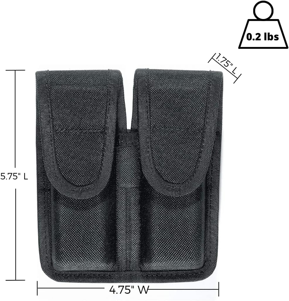 Safariland Model 8002 Double Magazine Pouch - PatrolTek 1160760 - WCUniforms