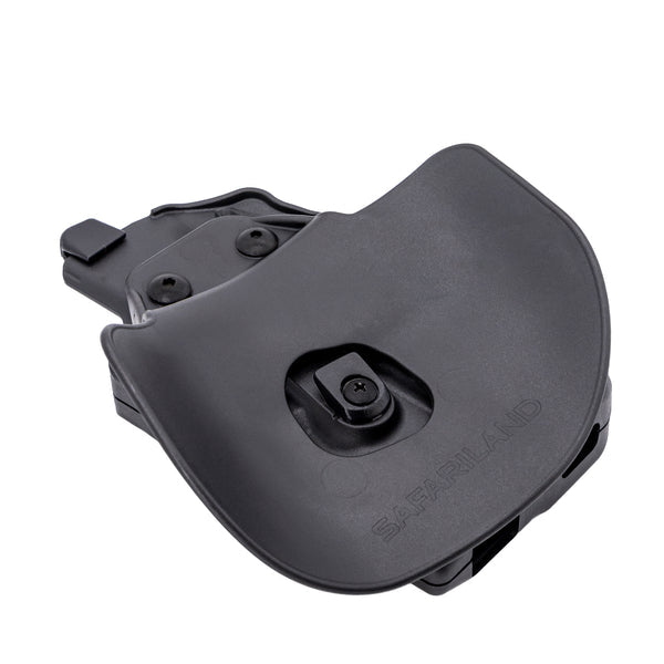 Black holster on a white background