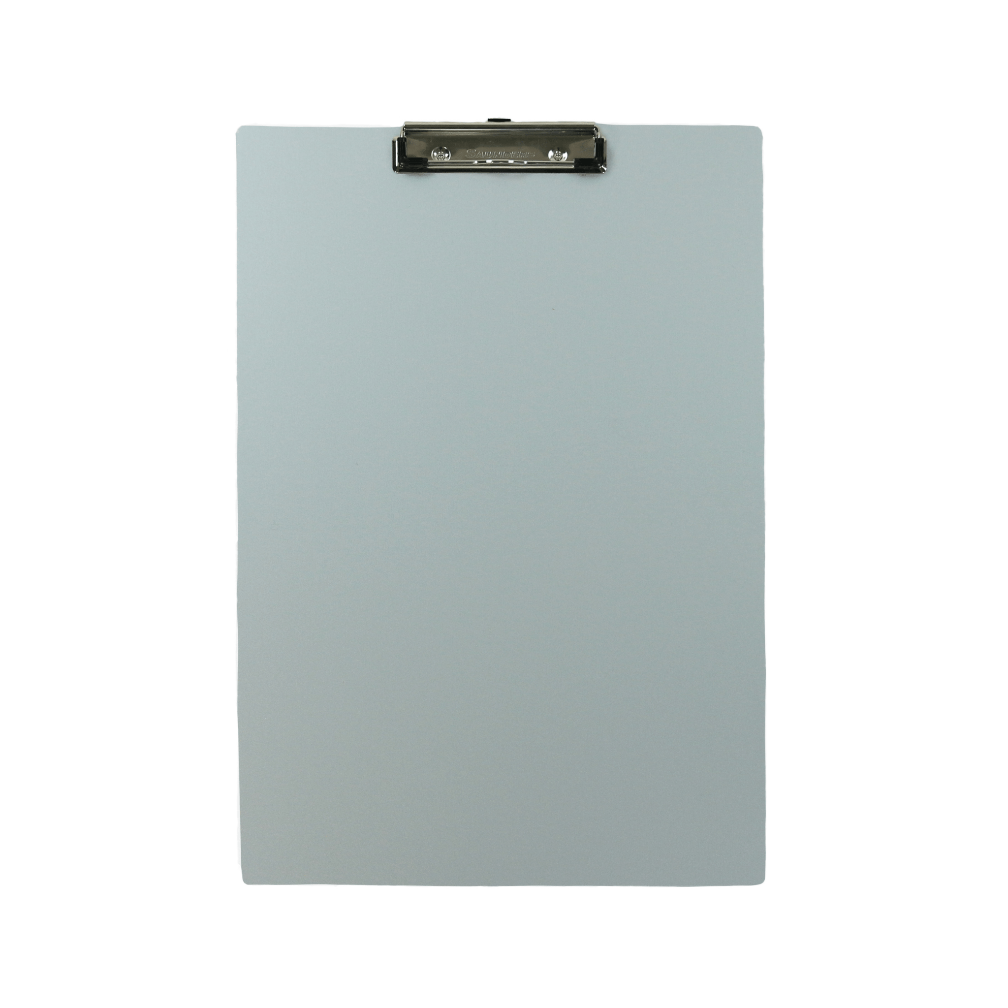 Saunders aluminum clipboard with chrome clip, 11x17 size, ideal for larger projects and writing surfaces.