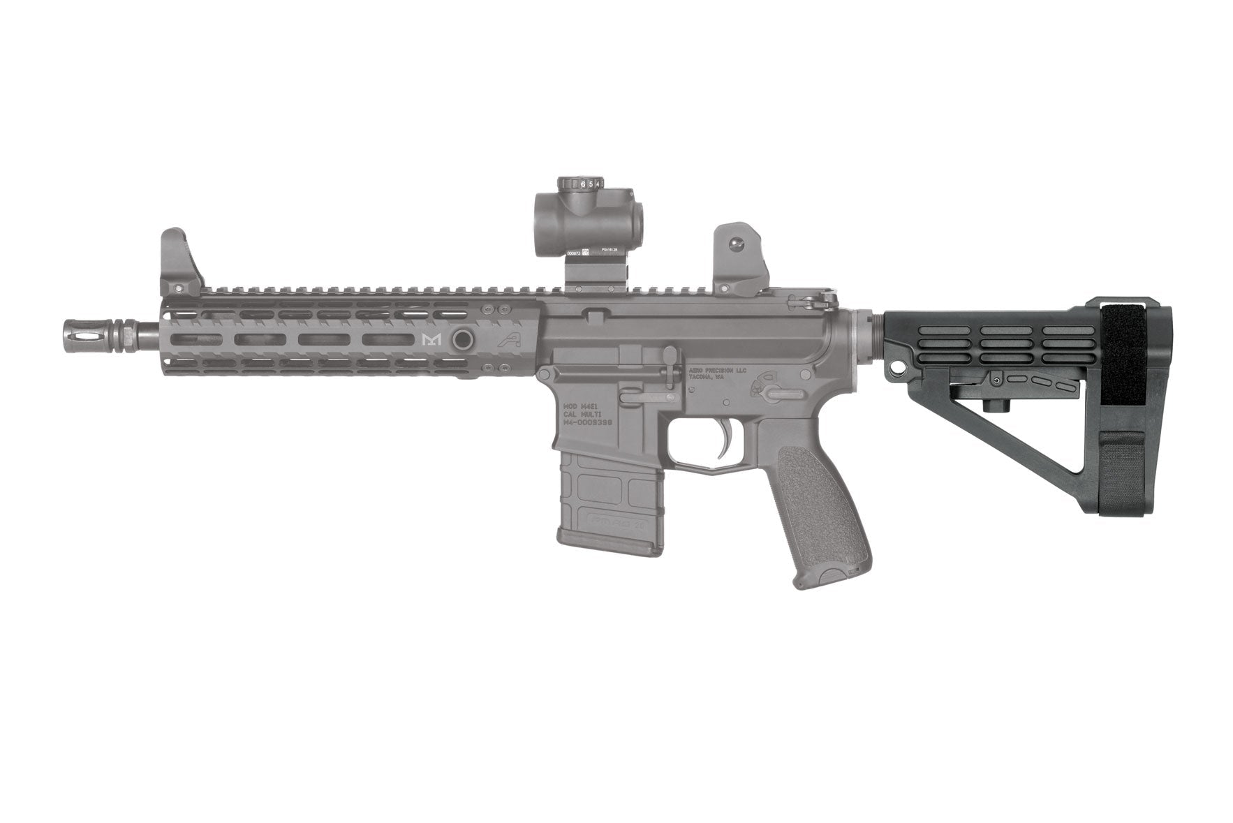 SB Tactical SBA4™ 5-Position Adjustable - Black, FDE, OD Green, or Gray - WCUniforms