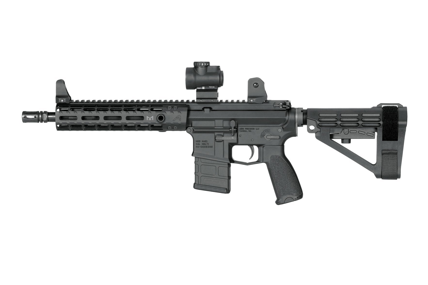 SB Tactical SBA4 Flat Dark Earth, 5-POSITION ADJUSTABLE SBA4X-02-SB - WCUniforms