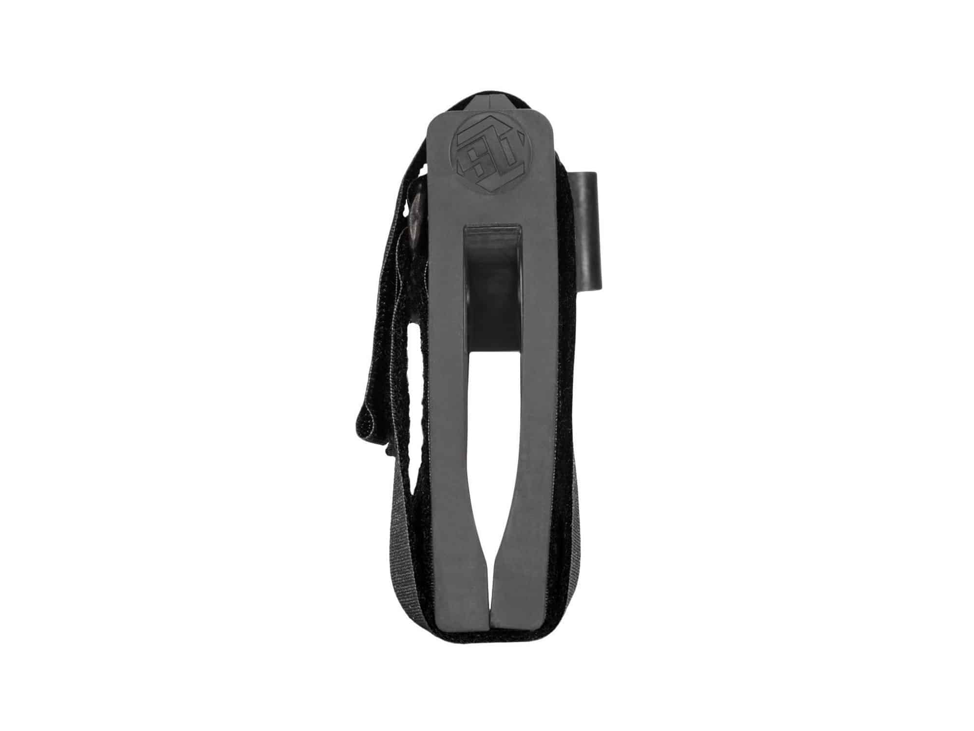 SB Tactical SBT5 side folding brace top view, featuring a durable polymer design and secure strap for MP5 compatibility.