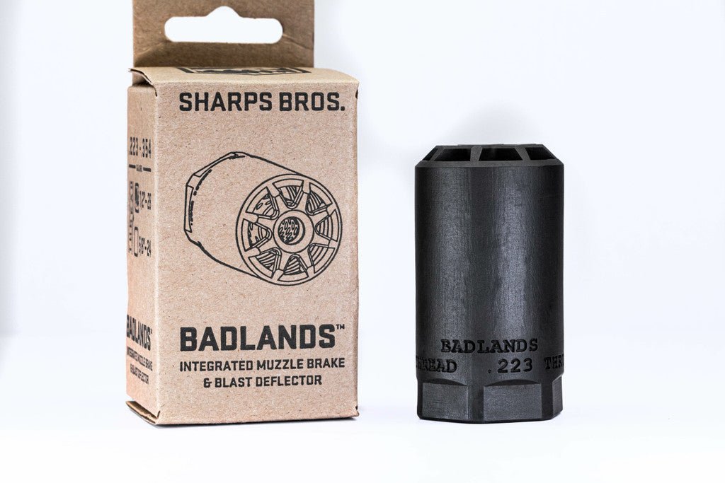Sharps Bros Badlands (Integrated Muzzle Brake & Blast Deflector) - WCUniforms