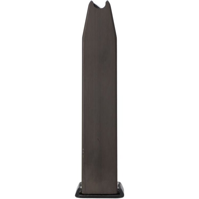 SIG SAUER P228/P229 MAG-229-9-13 13-round 9mm magazine rear face, smooth blued steel body