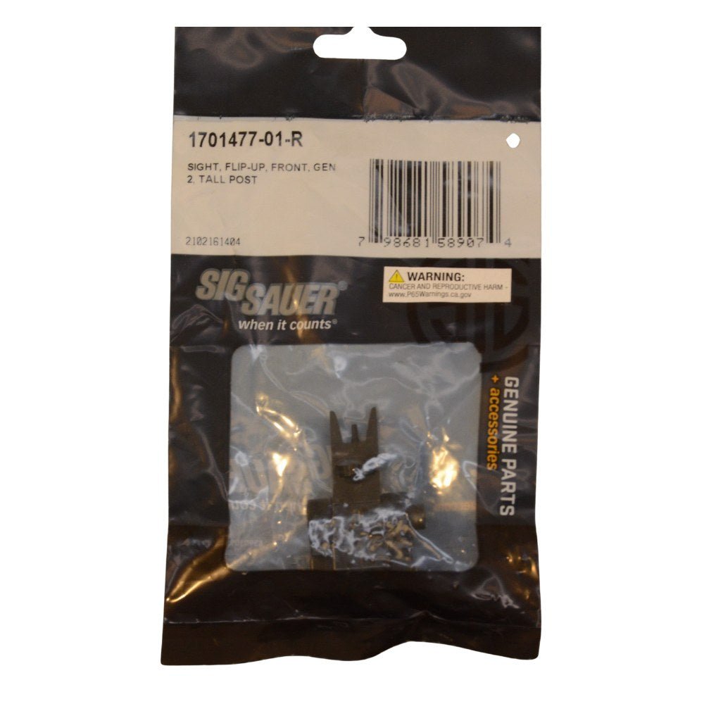 SIG SAUER Sight, Flip-Up, Front, Gen 2, Tall Post 1701477-01-R - WCUniforms