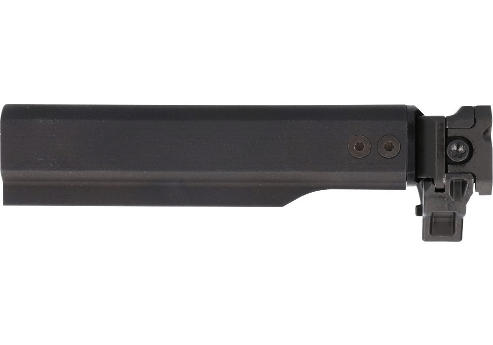 SIG SAUER low profile folding stock adapter tube for MPX and MCX systems, designed for weight savings and streamlined use.