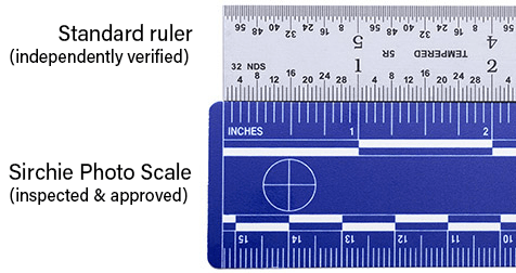 Sirchie 6" Photo Evidence Scales PPS400 - WCUniforms