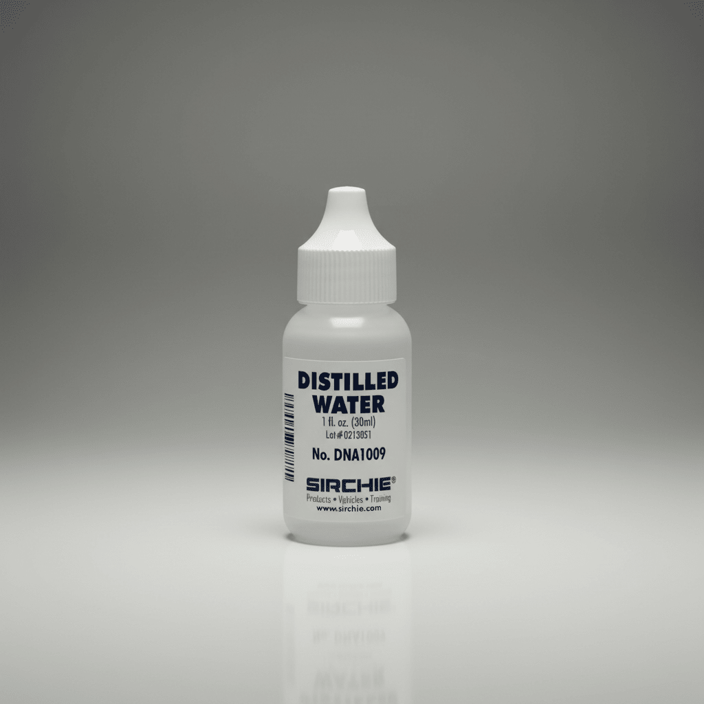 Sirchie Distilled Water 1 oz Dropper for Evidence | DNA1009 - WCUniforms