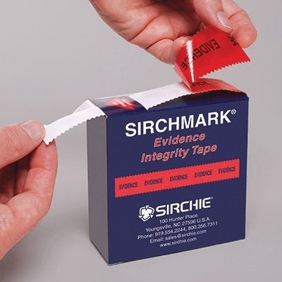 Sirchie SIRCHMARK® 1 ½" Red Evidence Tape – Tamper-Evident - 54ft or 108ft - WCUniforms