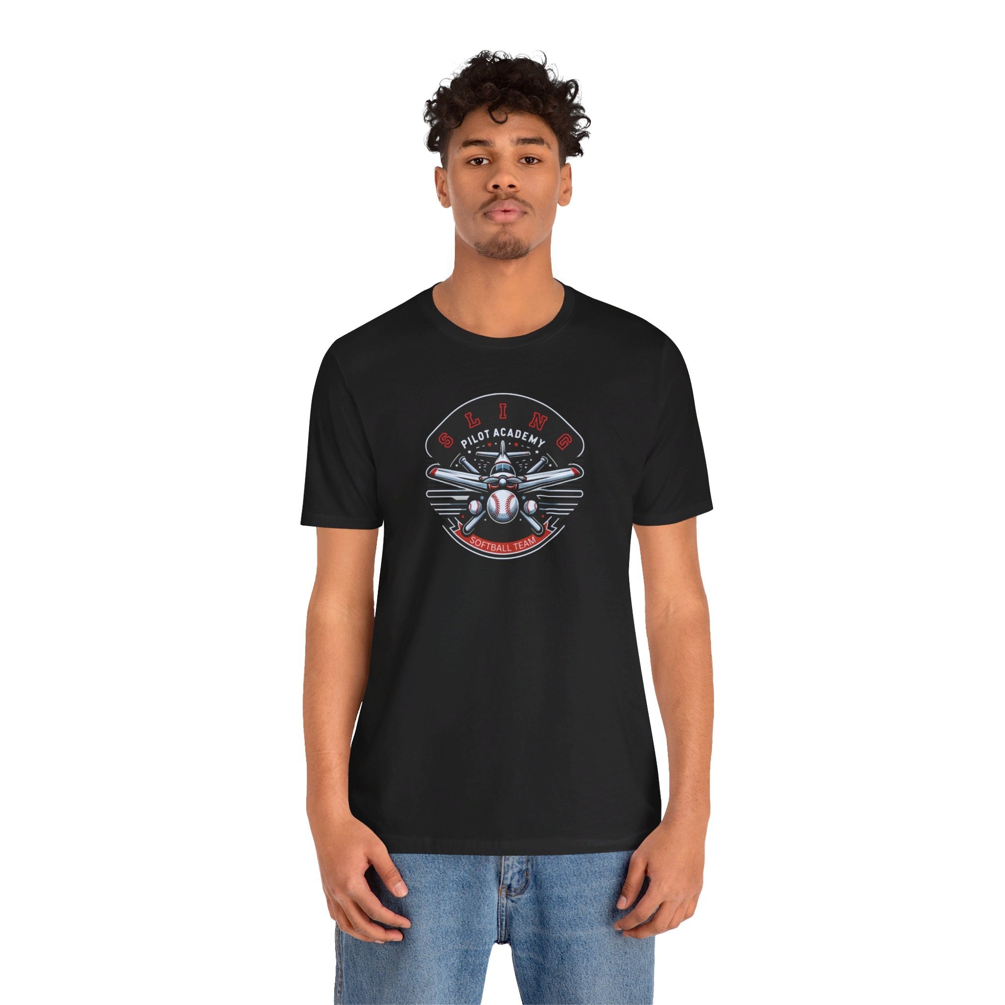 Sling Pilot Academy Softball Unisex Jersey T-Shirt - WCUniforms