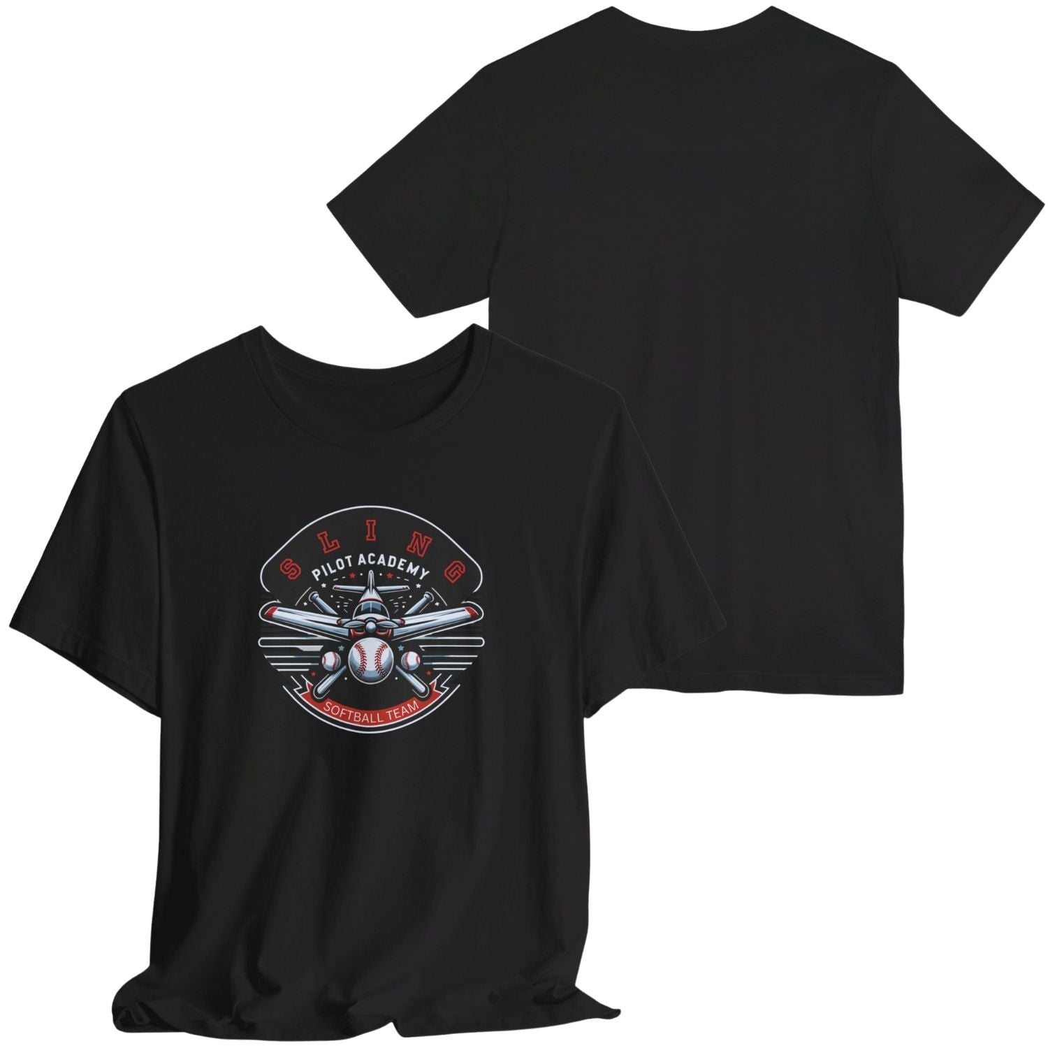 Sling Pilot Academy Softball Unisex Jersey T-Shirt - WCUniforms