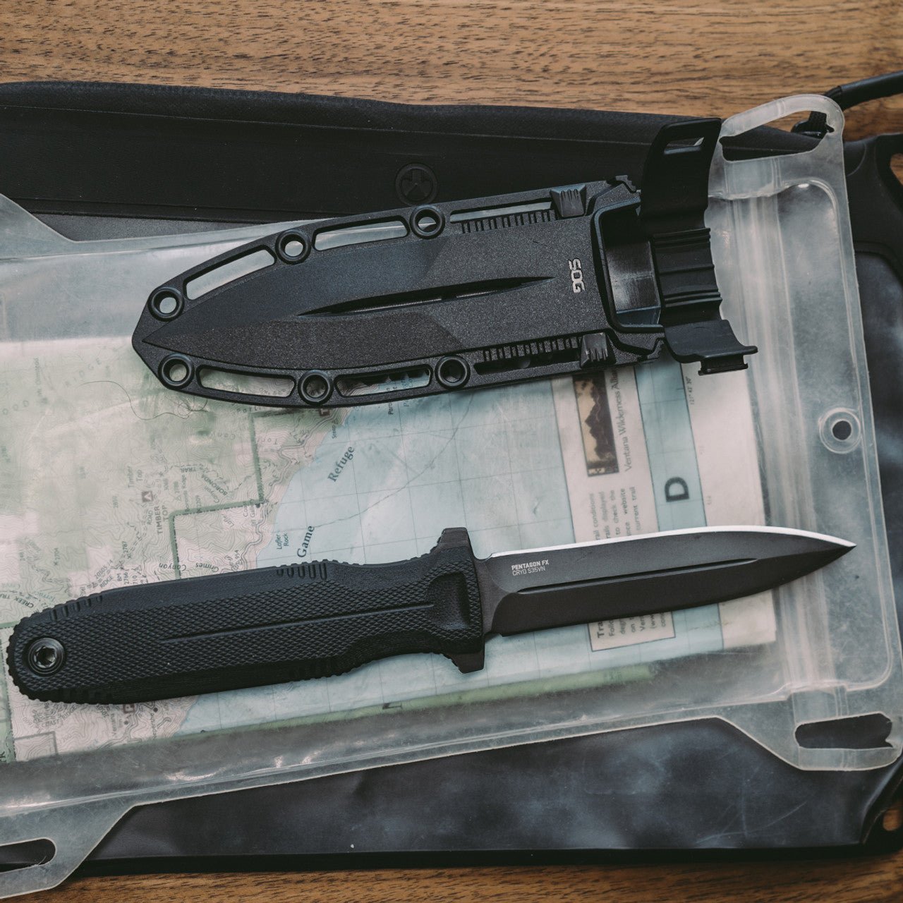 SOG Pentagon OTF Blackout 15-61-01-57 - WCUniforms
