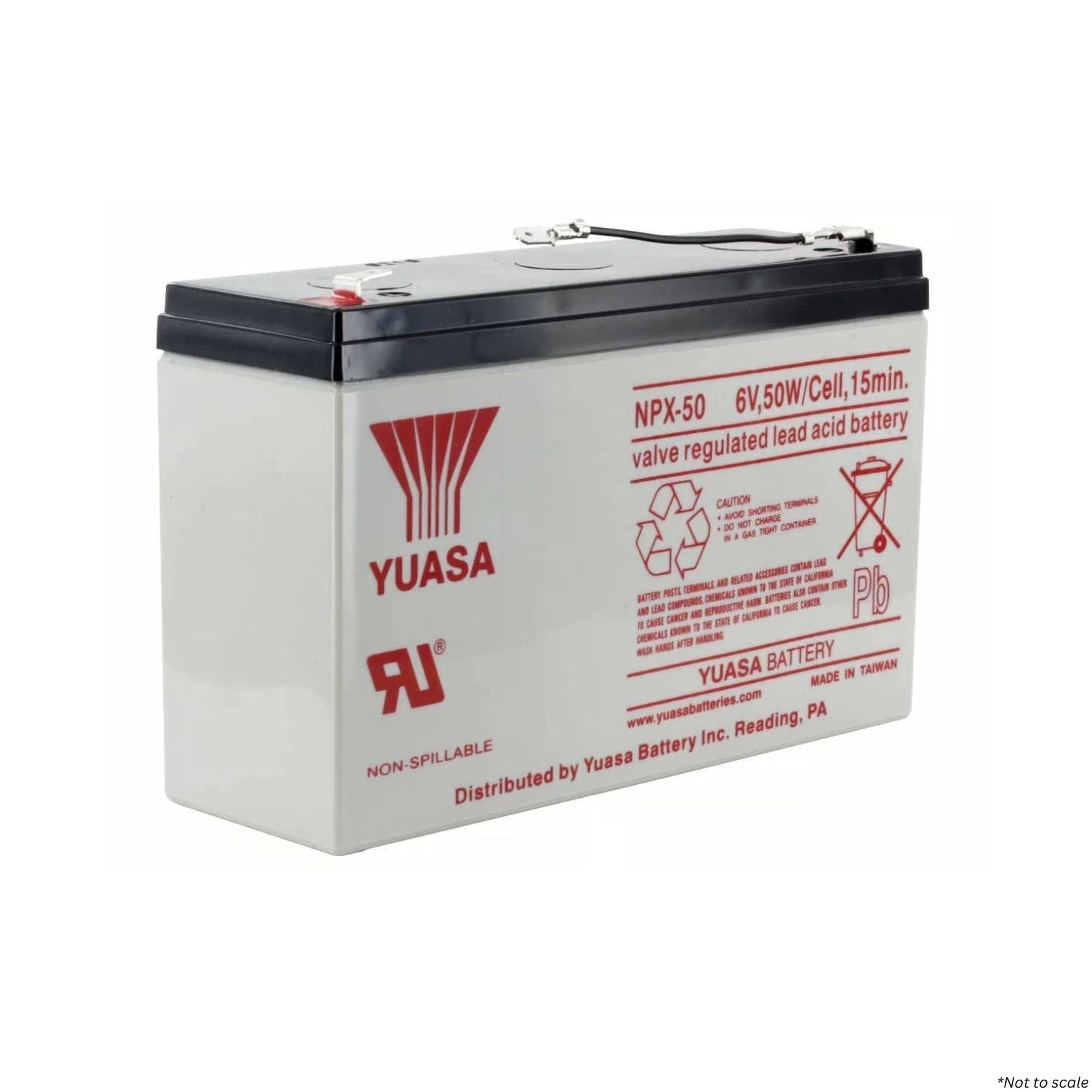Streamlight 6V 12 Ah Replacement Battery for LiteBox & FireBox - 45937 - WCUniforms