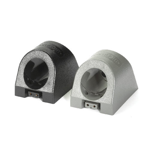 Streamlight Charge Sleeve Assembly SL Series in black and silver, designed for SL Series flashlights, durable and non-slip.