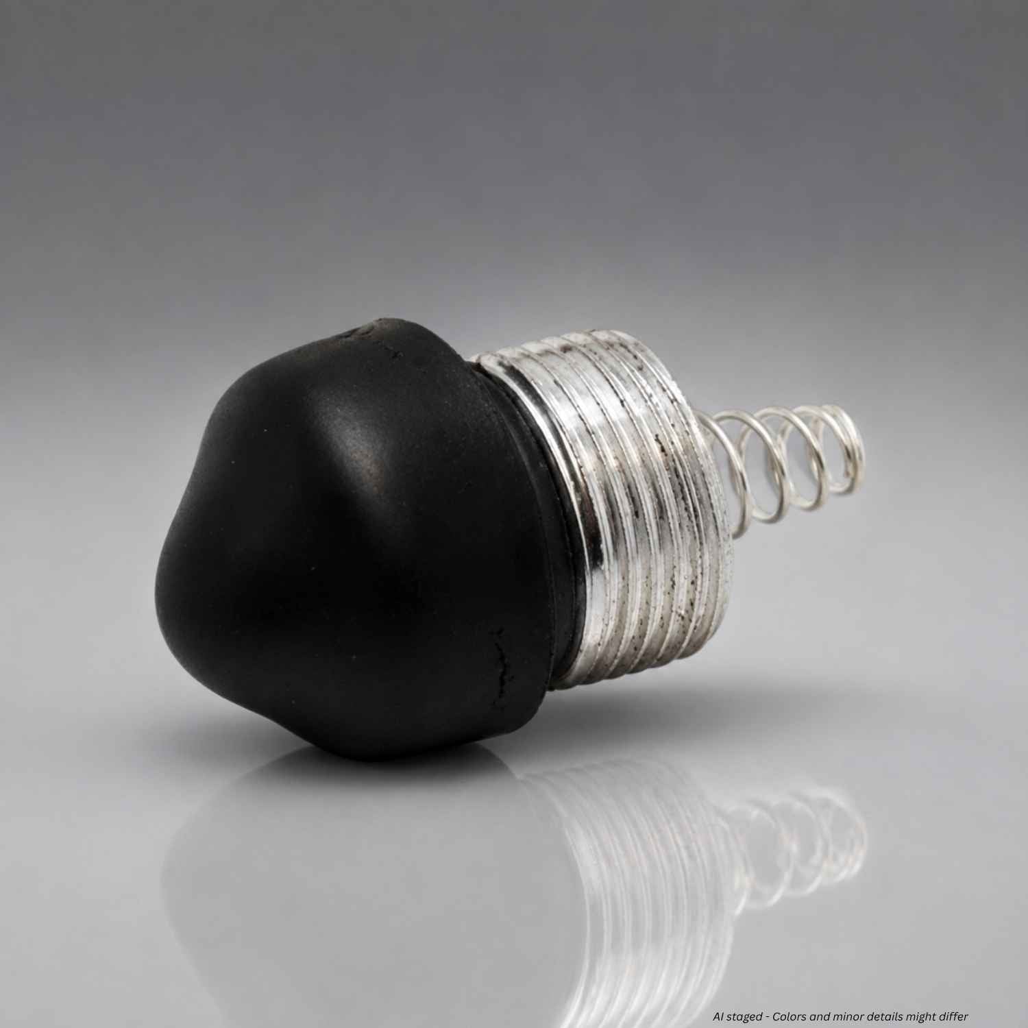 Streamlight 715007 tailcap switch rear view showing black rubber button