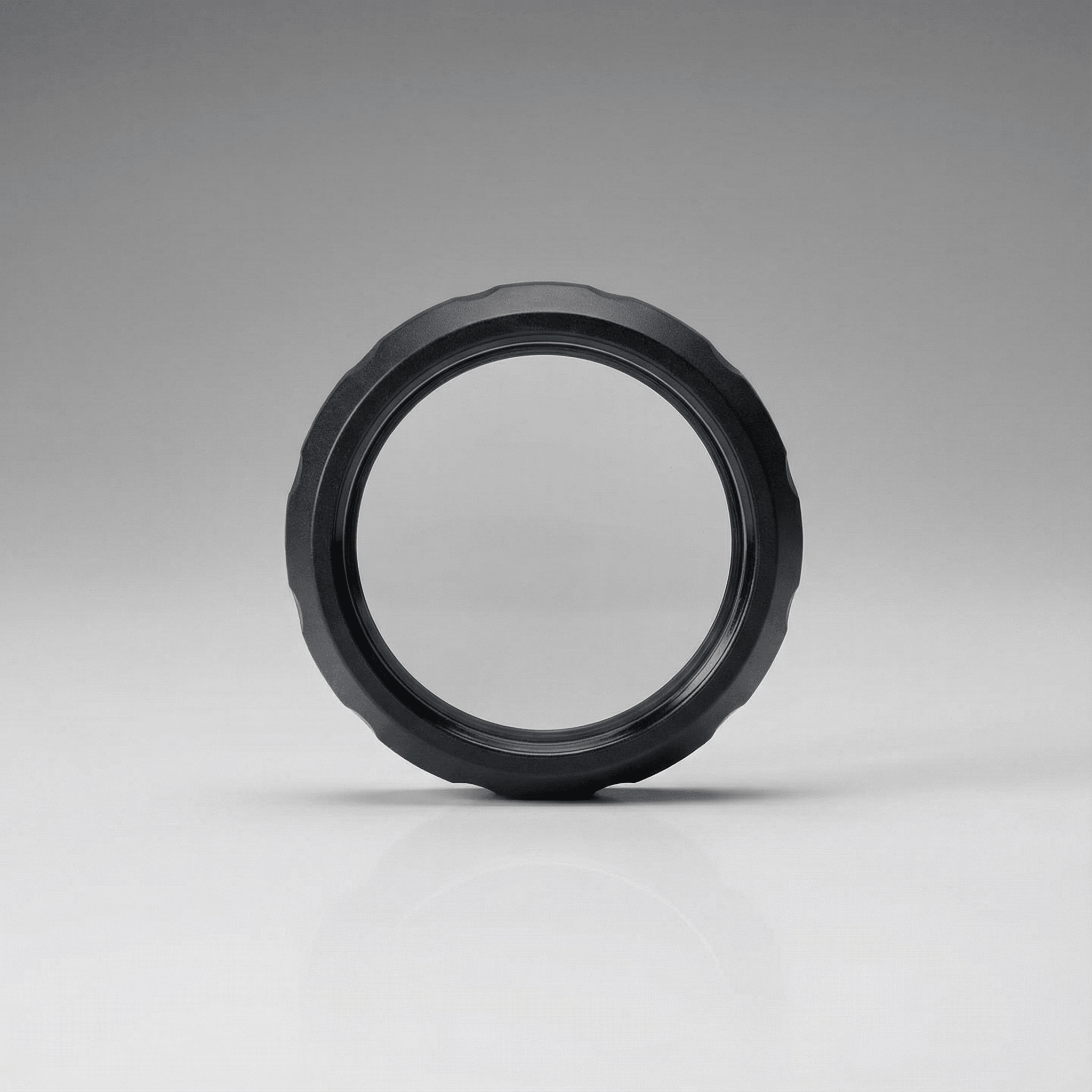Black lens Streamlight Low Profile Overmolded Facecap 908039 on a gray background