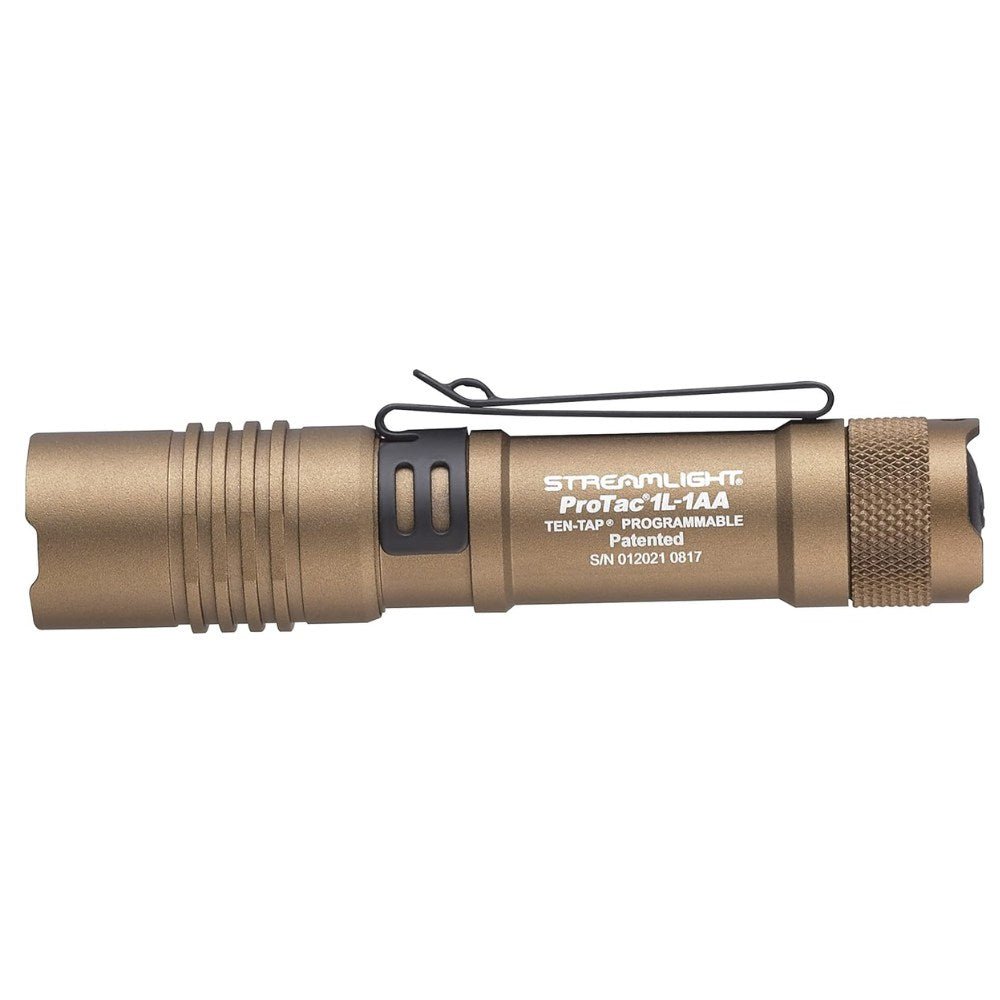 Streamlight ProTac 1L-1AA Flashlight LED - Coyote 88073 - WCUniforms