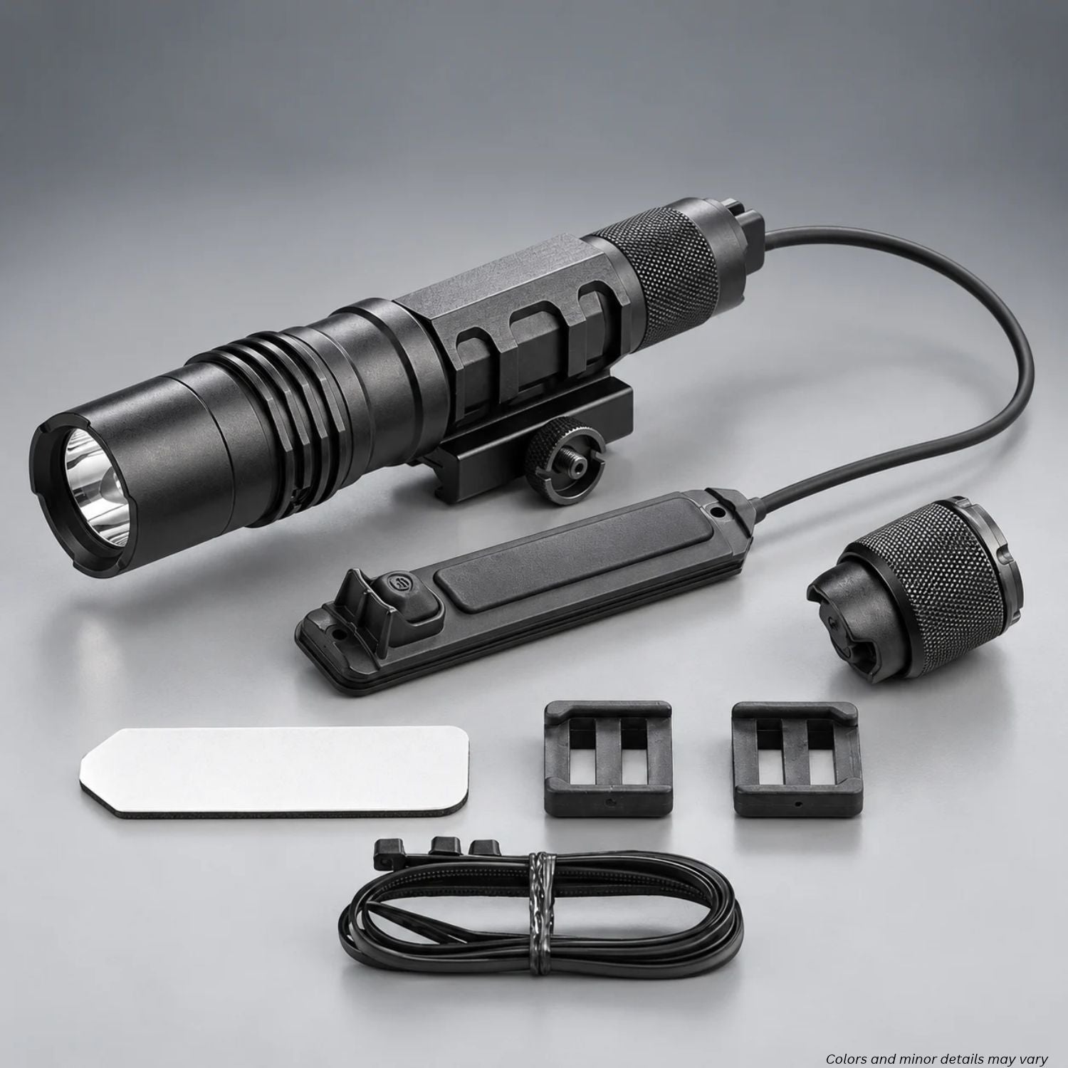 Streamlight ProTac Rail Mount HL-X Laser USB 88090 kit with remote switch, tail switch, retaining clips, and mounting tape