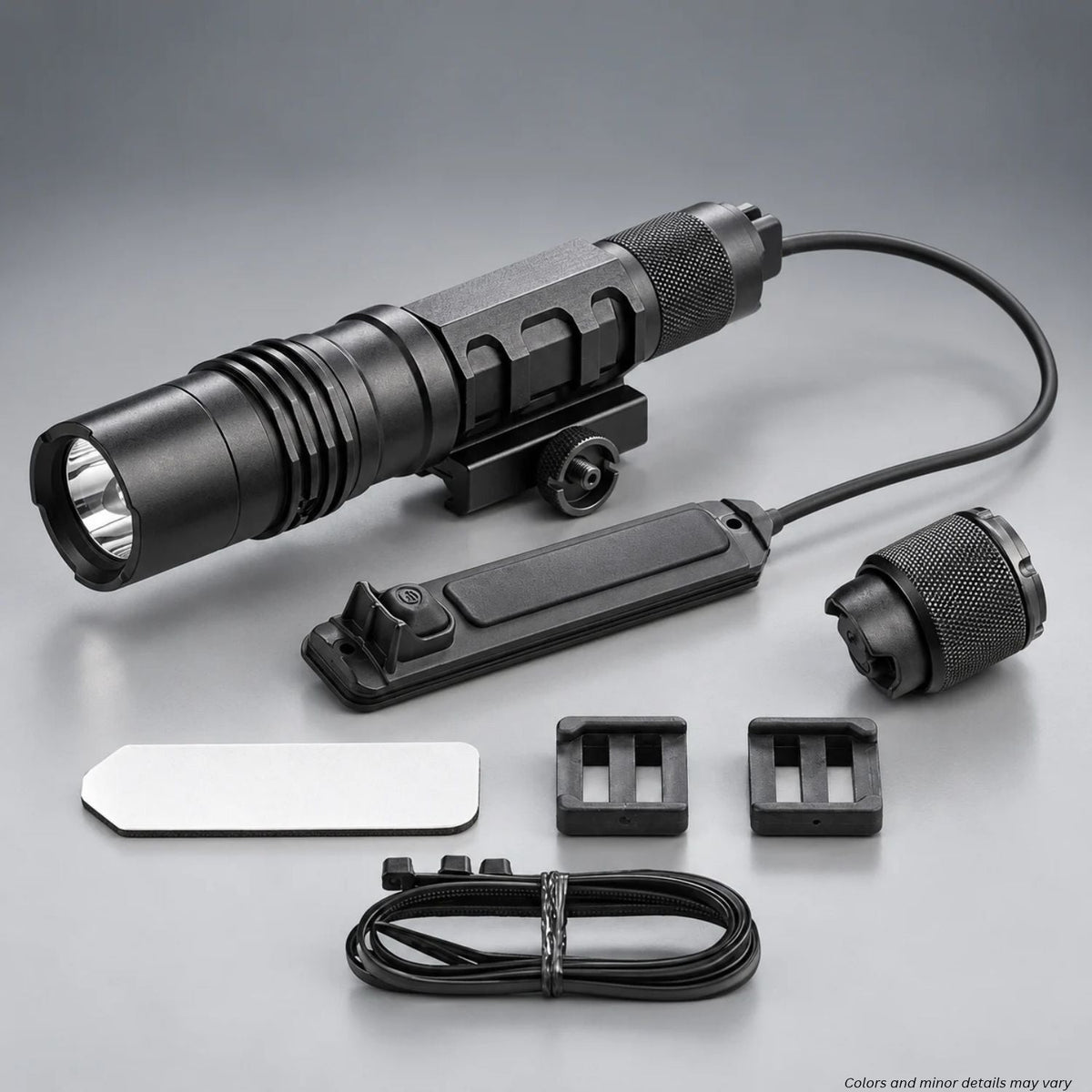Streamlight ProTac Rail Mount HL-X Laser USB 88090 kit with remote switch, tail switch, retaining clips, and mounting tape