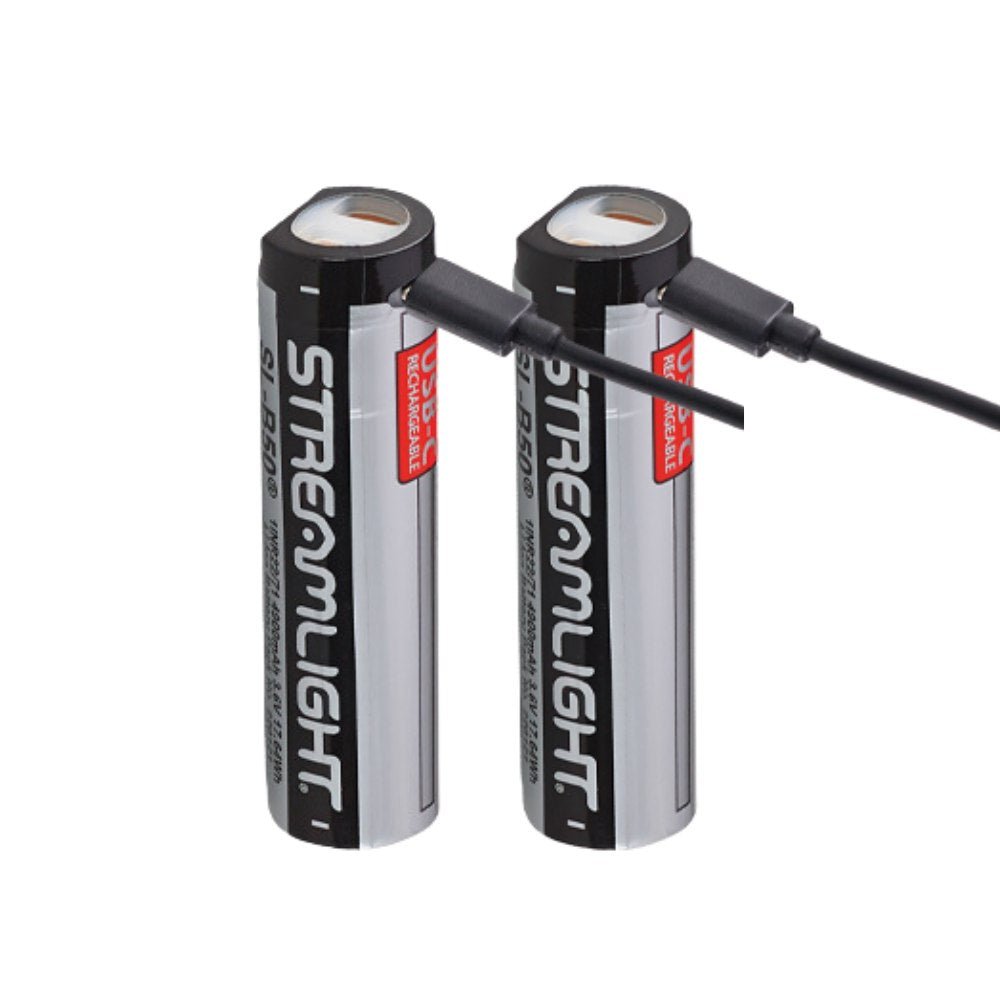 Streamlight SL-B50 USB Rechargeable Li-Ion Battery Pack 22112 - 2 Pack - WCUniforms