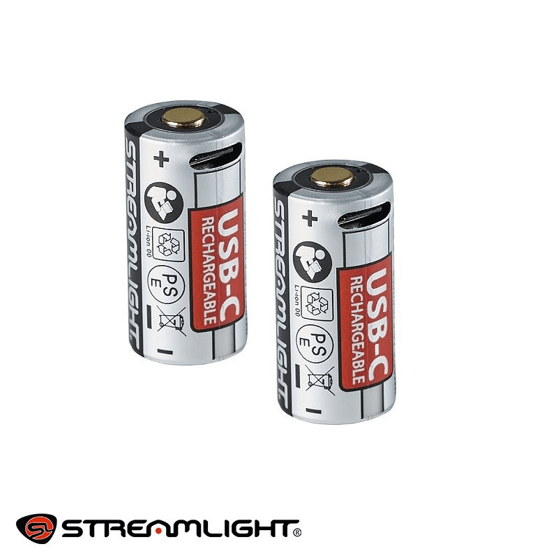 Streamlight SL-B9 USB-C Rechargeable 850mAh Battery Pack 2 Pack for Weapon Lights