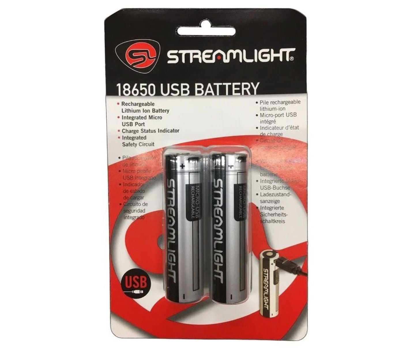 Streamlight SLB-26 USB Battery - 2pk 22102 - WCUniforms