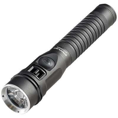 Streamlight Strion 2020 Rechargeable LED Flashlight with ergonomic grip and dual function switches, producing 1200 lumens.
