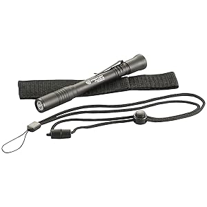 Streamlight Stylus Pro 360 65 lumens with 2 AAA Alkaline Batteries, Nylon Holster And Lanyard 66218 - WCUniforms