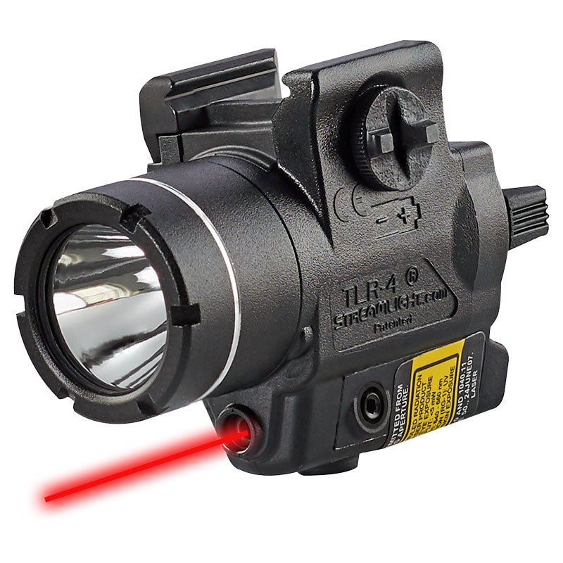 Streamlight TLR-4 170-Lumen Rail-Mounted Tactical Light with Red Laser - WCUniforms