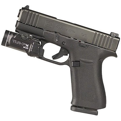 Streamlight TLR-7 sub Weapon Light for GLOCK 43X MOS, 48 MOS, 43X Rail, 48 Rail 69400 - WCUniforms