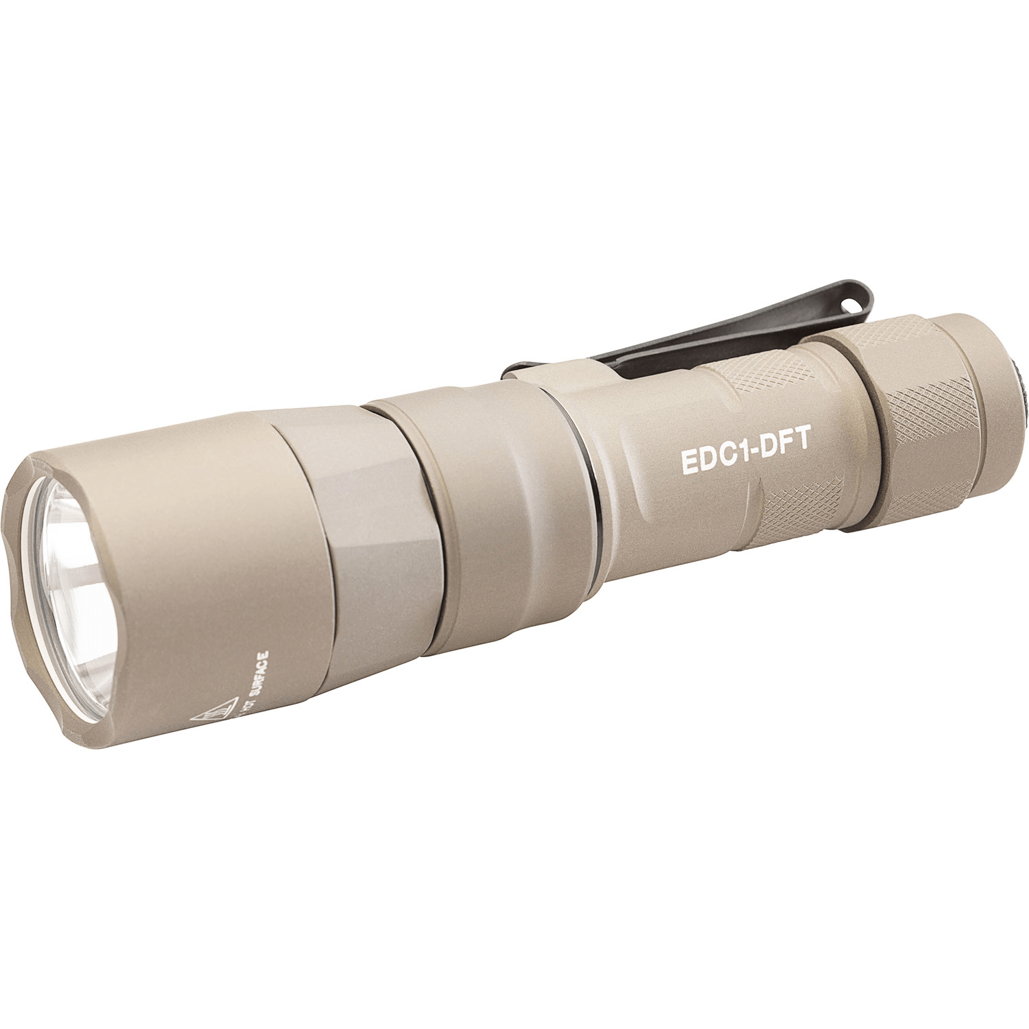 SureFire EDC1-DFT compact flashlight with high-candela performance for low-light situations.