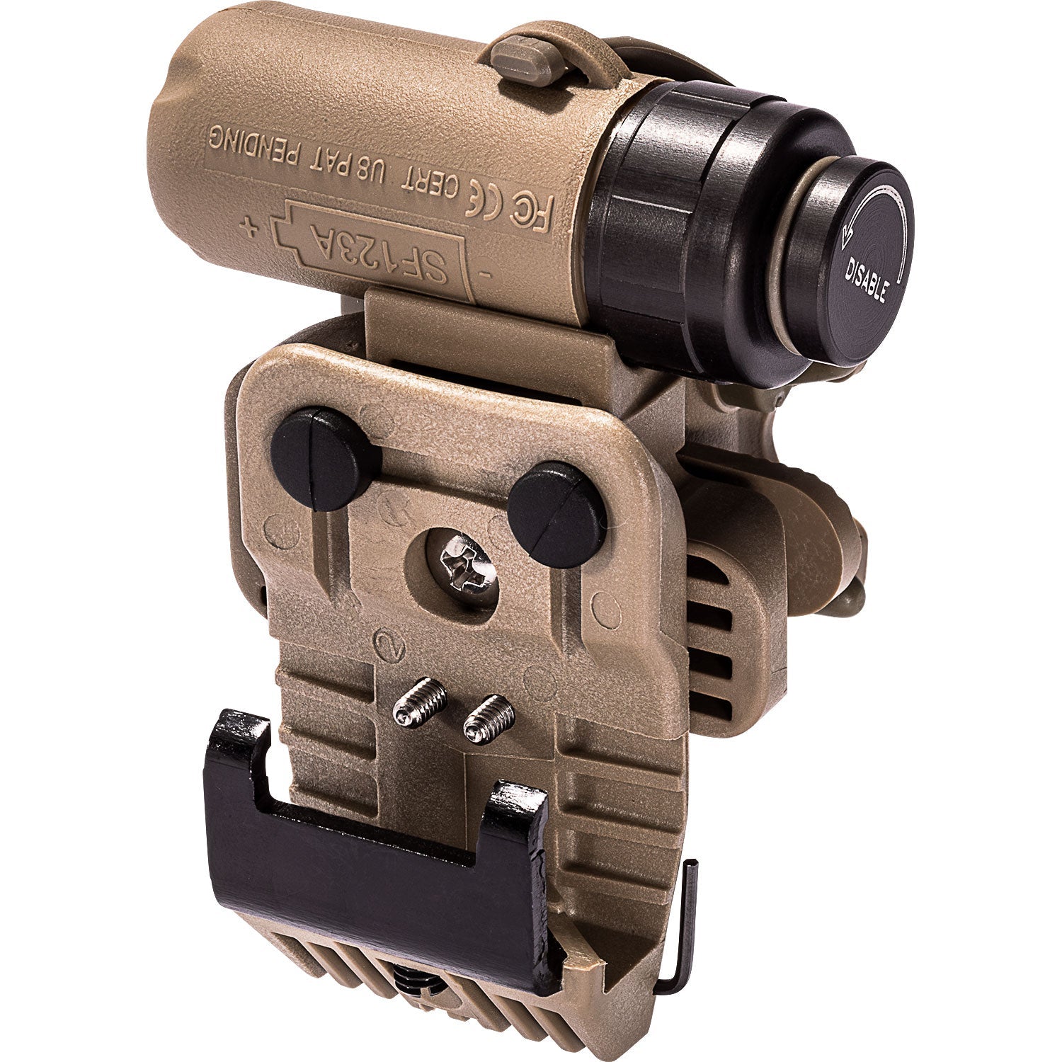 SureFire HL1 Helmet Light (Infrared, white, blue, red, yellow, or green light) - WCUniforms