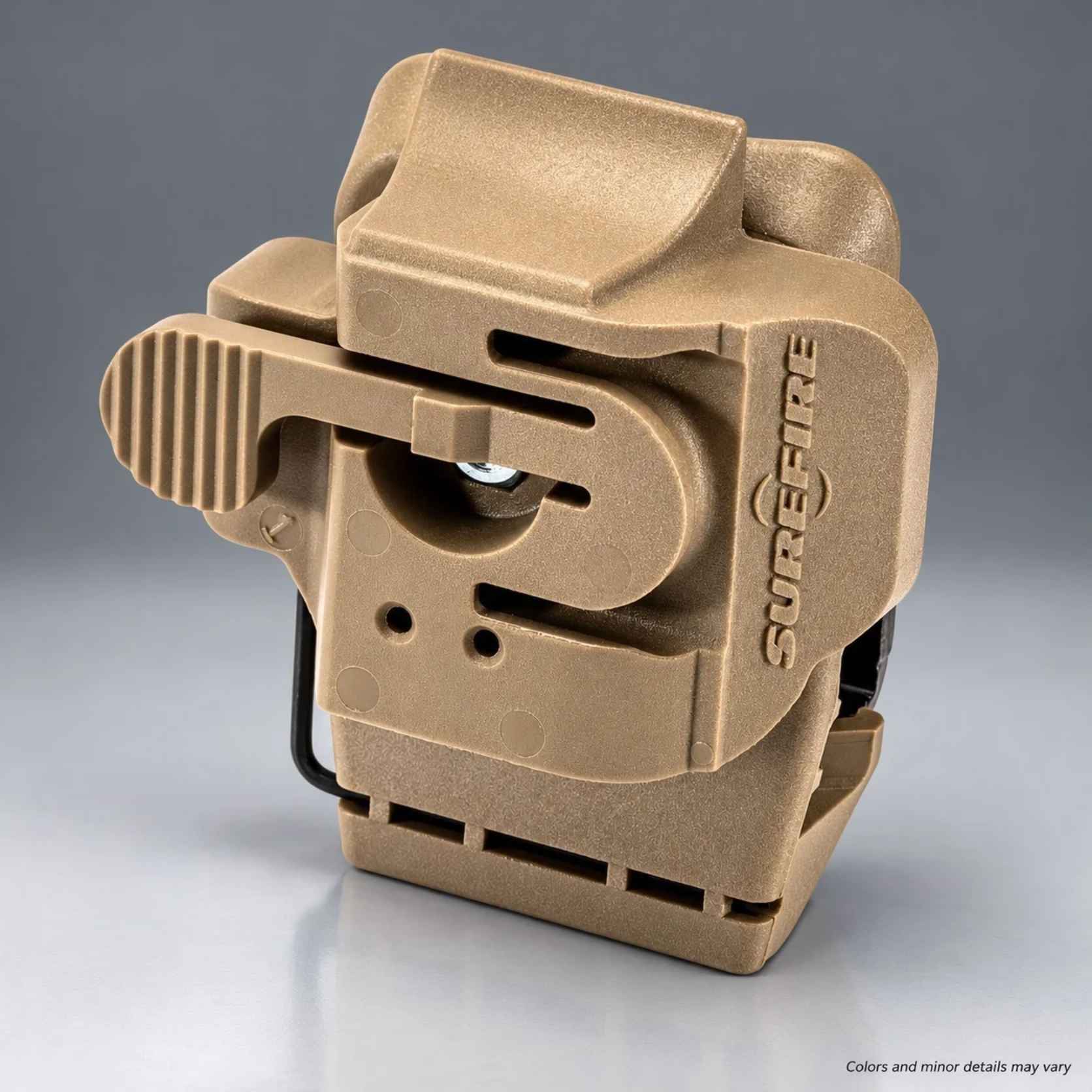 SureFire HL1 MICH helmet light mount HLM-01-TN, tan, full product studio view