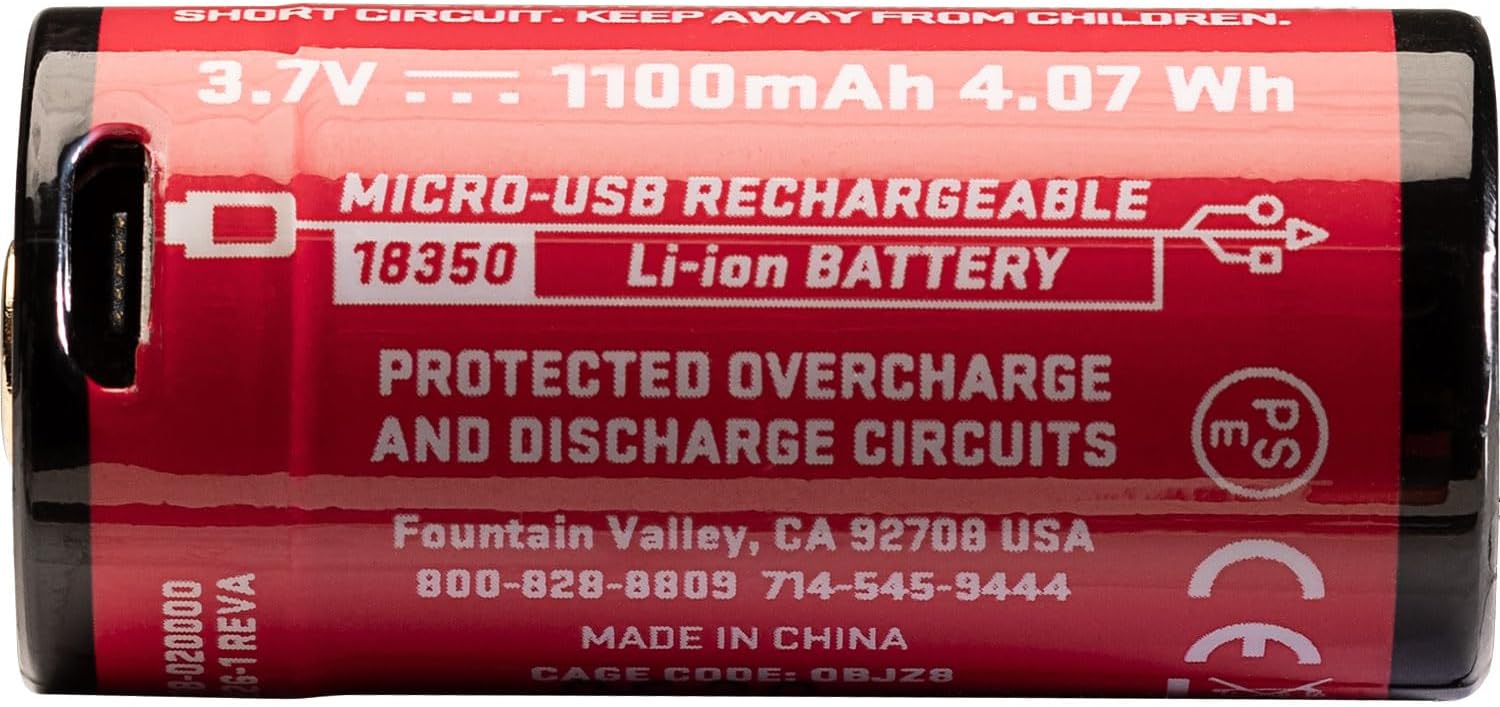 SureFire SF18350 Battery (18350 type) - WCUniforms
