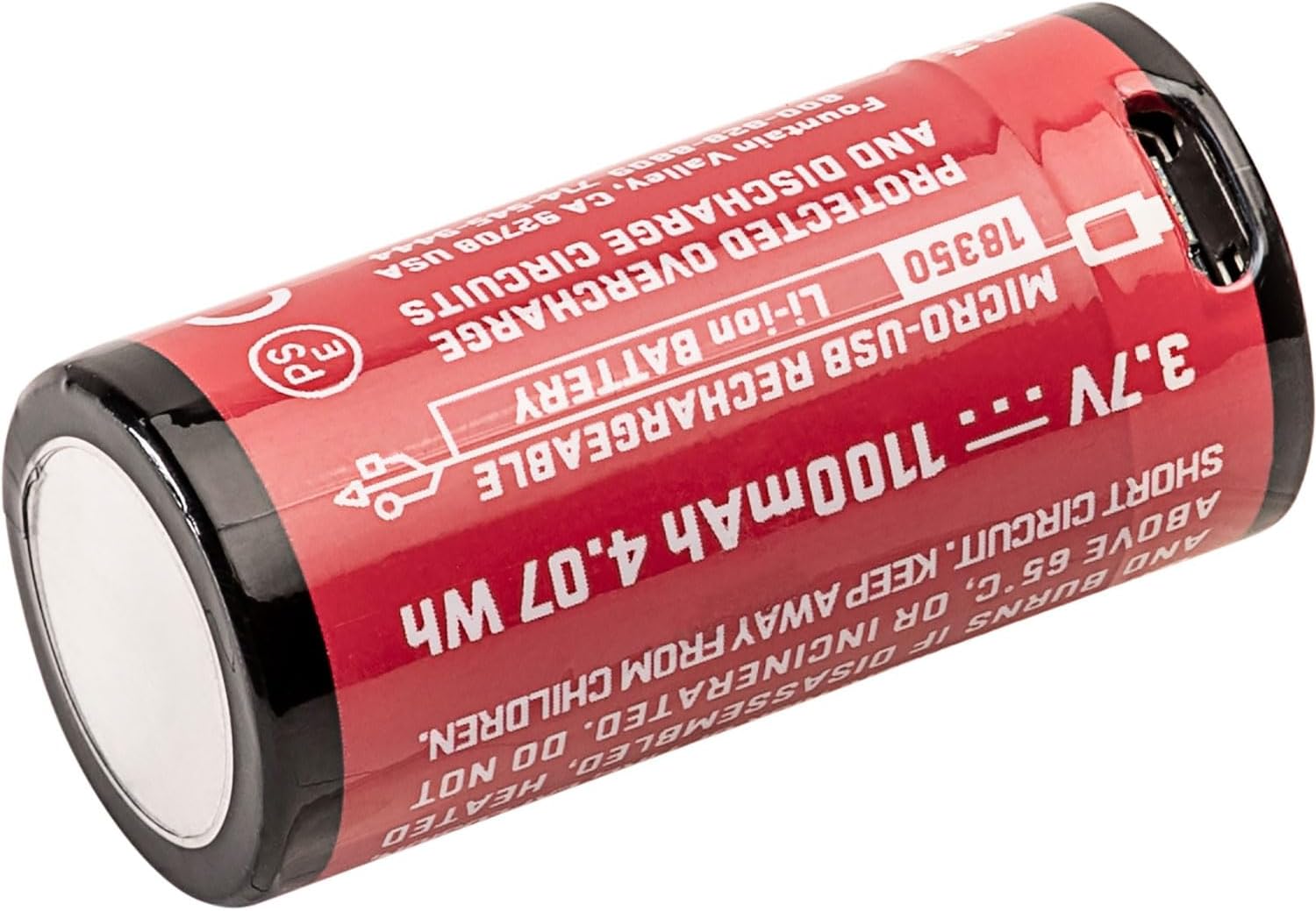 SureFire SF18350 Battery (18350 type) - WCUniforms