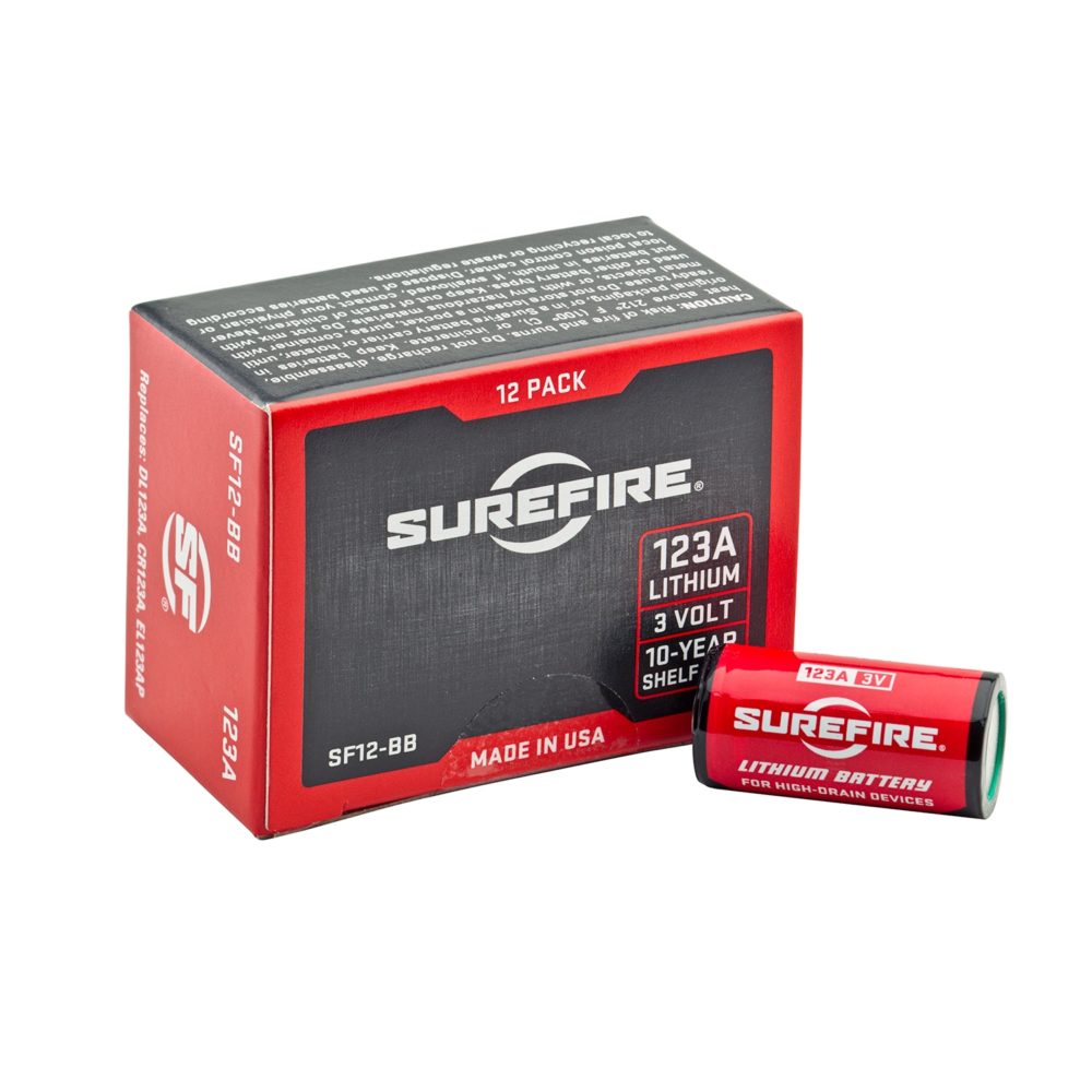 SureFire Surefire 123A Lithium Batteries SF12-BB - WCUniforms