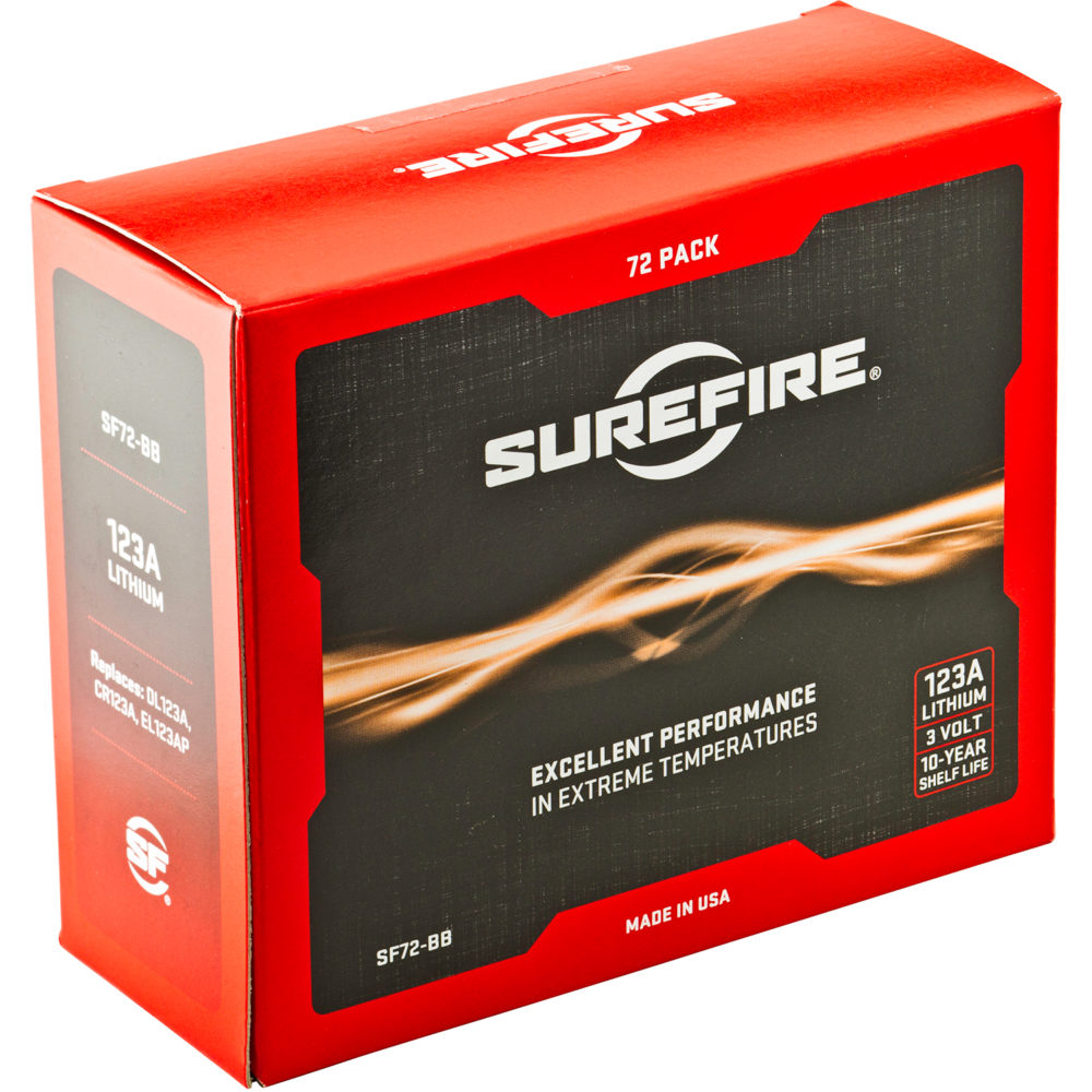 SureFire Surefire 123A Lithium Batteries SF12-BB - WCUniforms