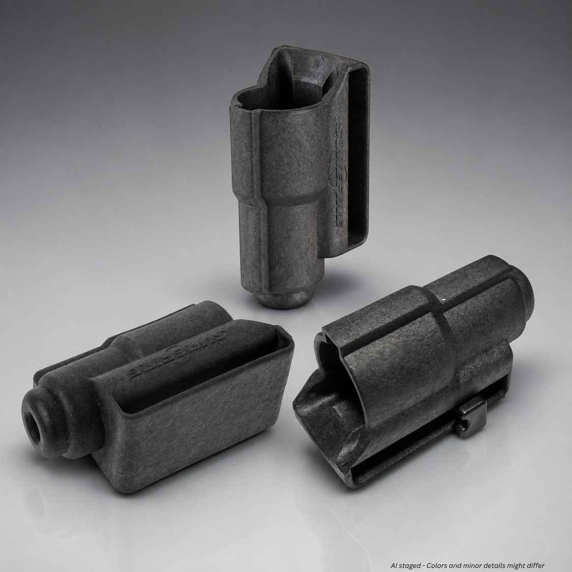 SureFire V70 Polymer Speed Flashlight Holster (Black, Tan) - WCUniforms