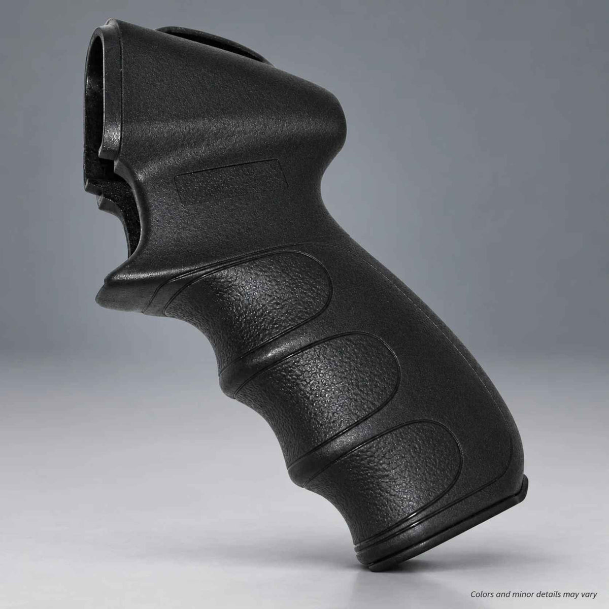 TacStar Remington 870 rear pistol grip 1081154 in black ABS polymer with molded finger grooves