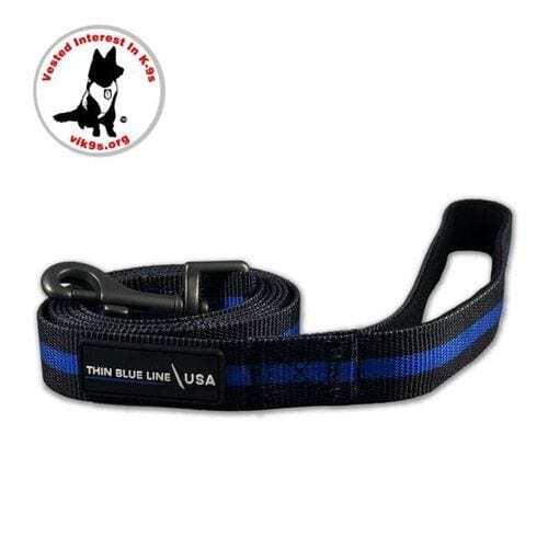 Thin Blue Line / Thin Red Line Stars &#038; Stripes Dog Leash &#8211; Thin Blue Line, Regular -