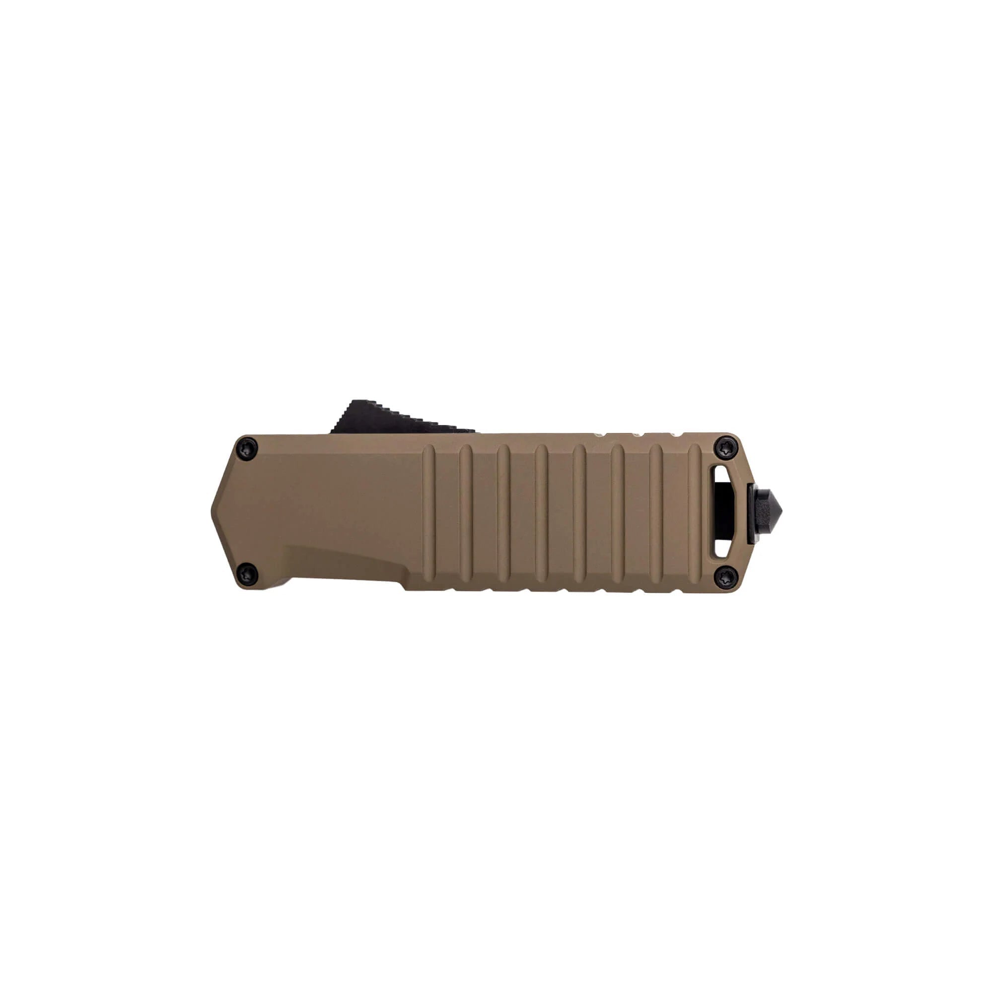 Tekto Gear A2 Badger Mini Automatic OTF Knife (Desert/Black) - WCUniforms