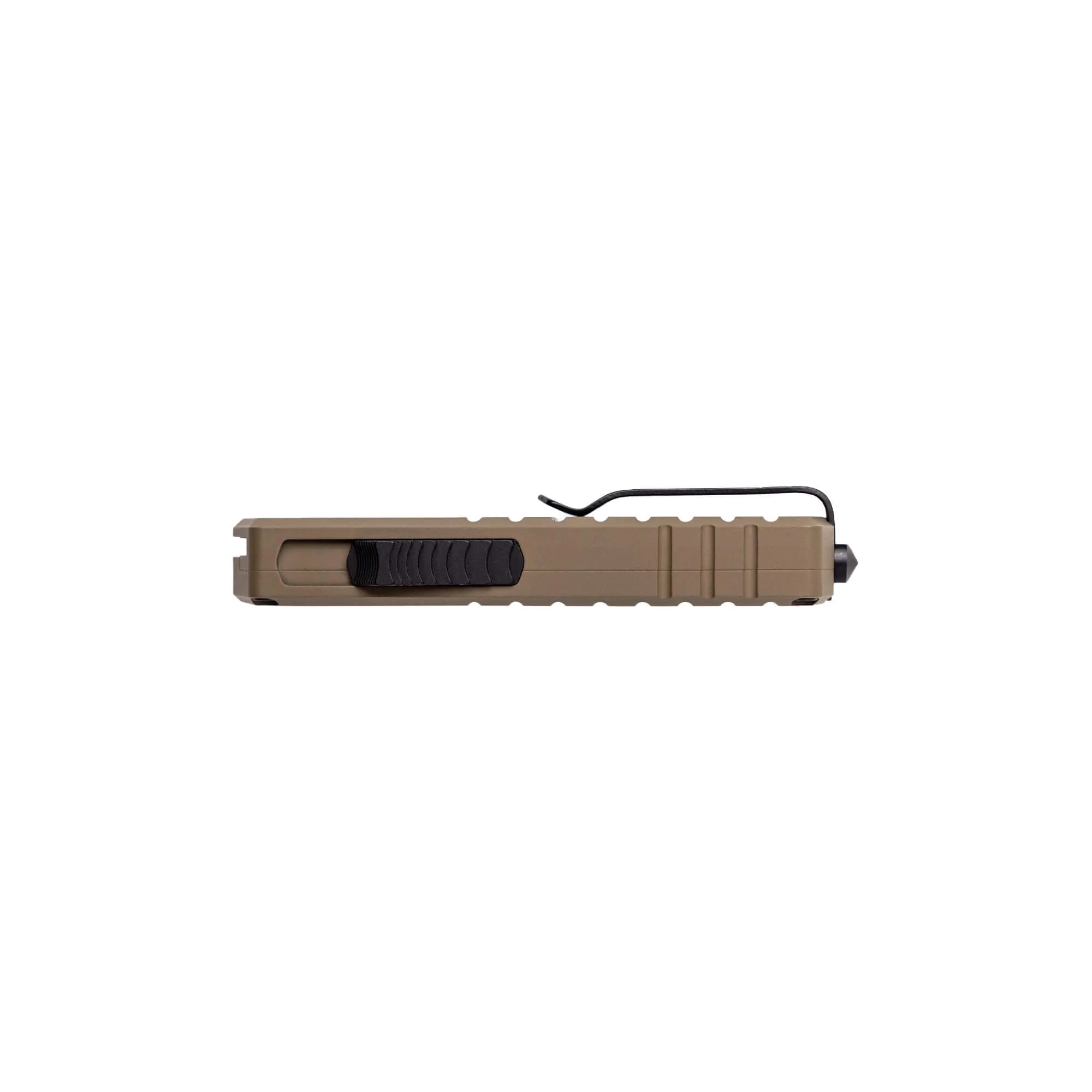 Tekto Gear A2 Badger Mini Automatic OTF Knife (Desert/Black) - WCUniforms