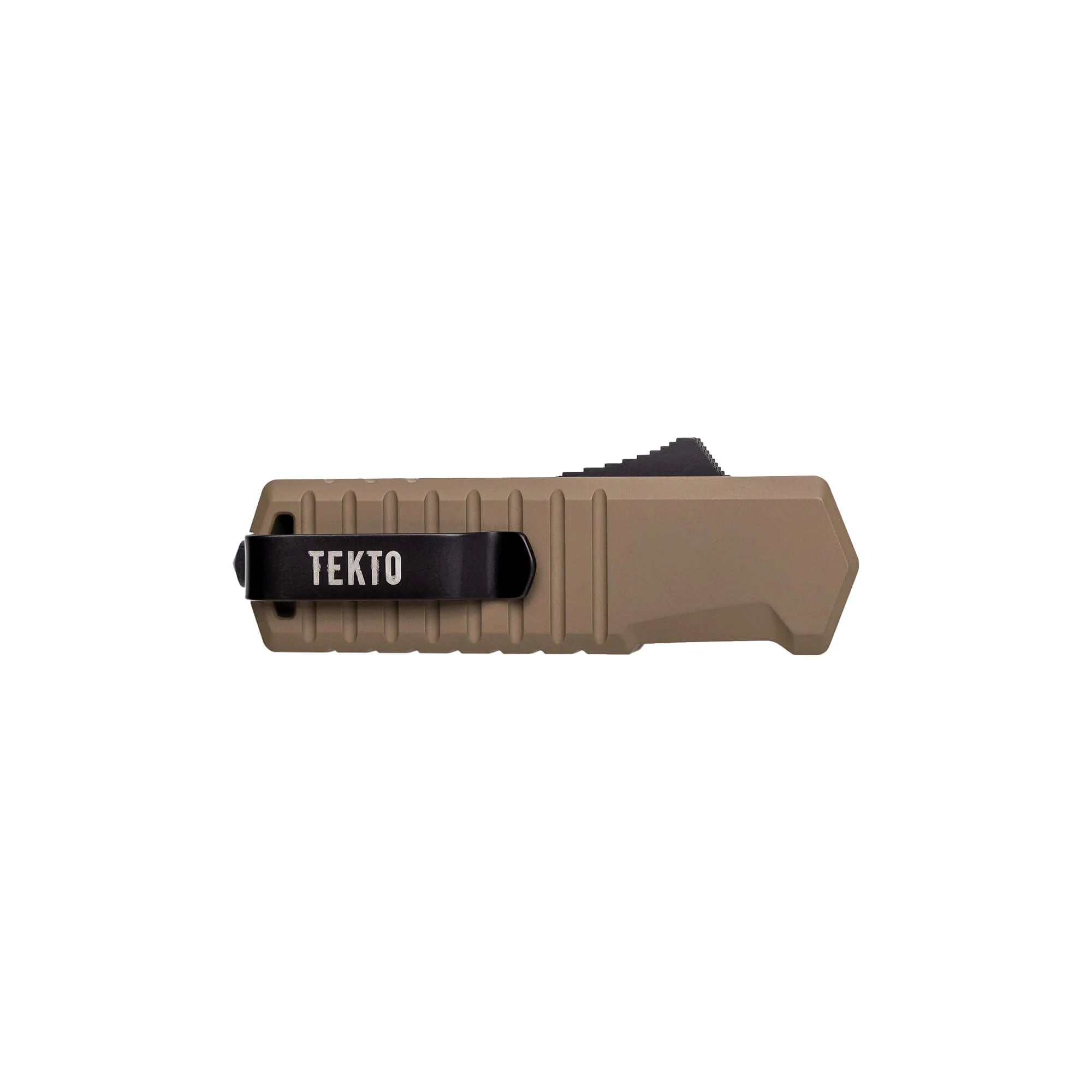 Tekto Gear A2 Badger Mini Automatic OTF Knife (Desert/Black) - WCUniforms