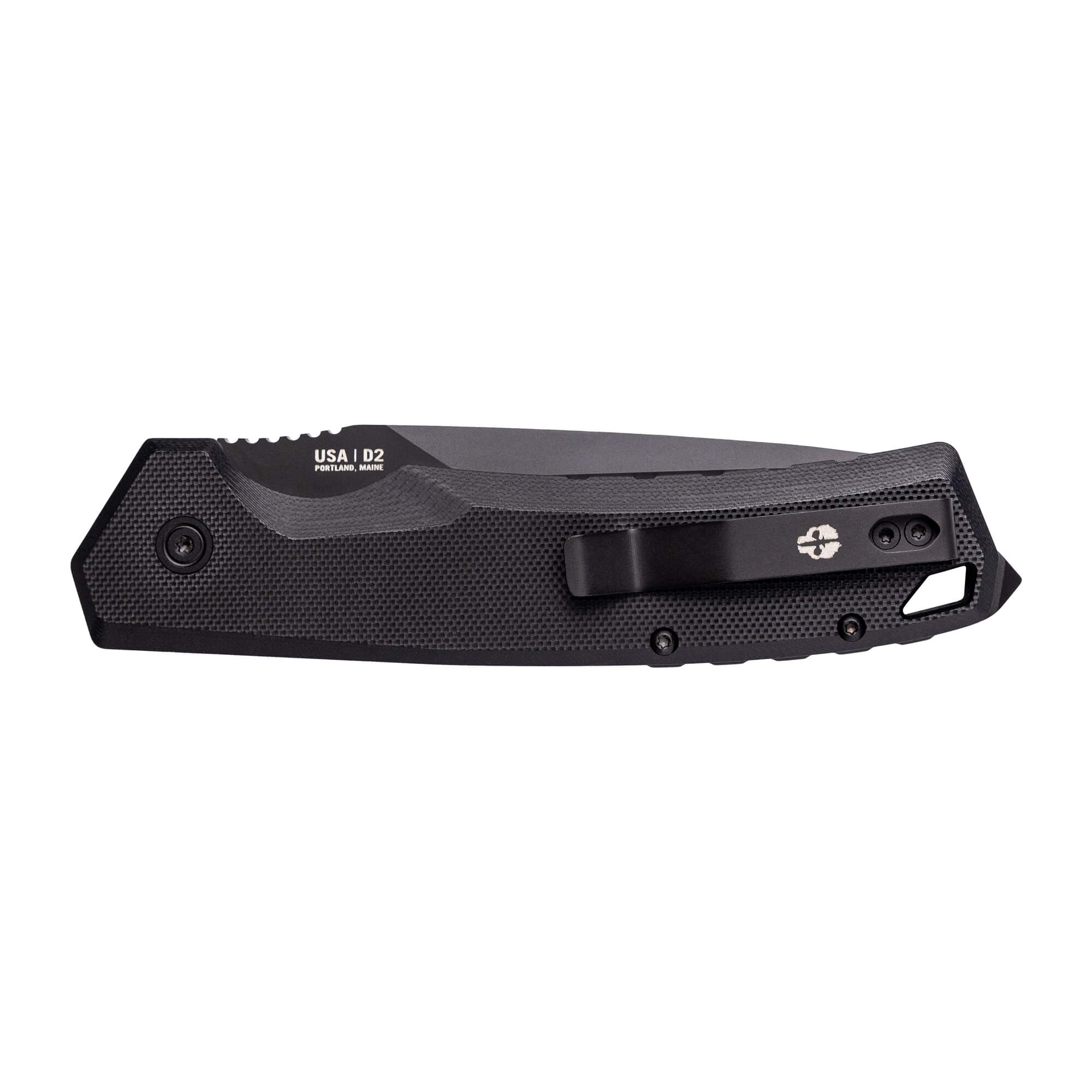 Tekto Gear A3 Delta Automatic Folding Knife - Black - WCUniforms