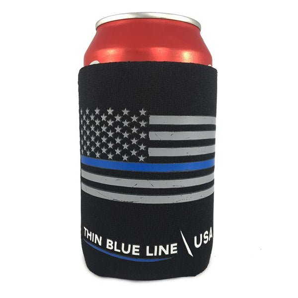 Thin Blue Line Thin Blue Line Can Koozie KOOZ-TBL - WCUniforms