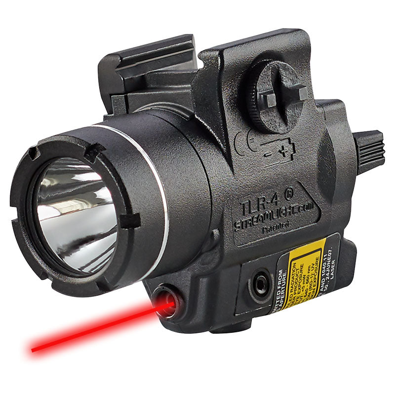 Streamlight TLR-4 170-Lumen Rail-Mounted Tactical Light with Red Laser