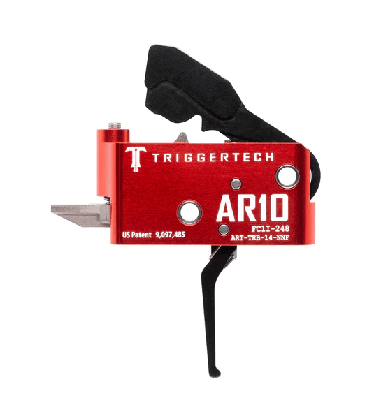 TriggerTech AR10 Two-Stage Diamond Trigger with Frictionless Release technology for competitive shooters.