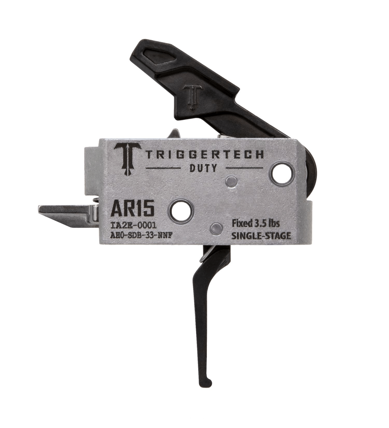 TriggerTech AR15 Single-Stage Trigger, featuring a true zero-creep break and robust stainless steel components.
