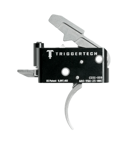 TriggerTech AR15 Two-Stage Adaptable Trigger with Frictionless Release technology and sub 0.030'' tactical reset.